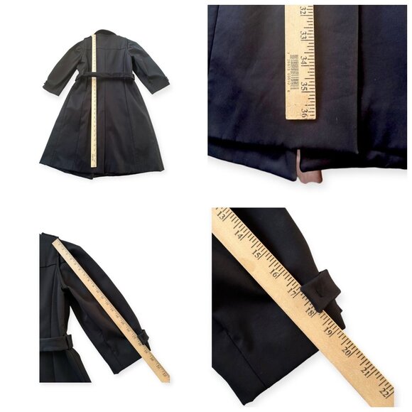 Miu Miu Fall Winter 2007 Black Belted Trench Coat Size 42 IT / US 6 - Picture 13 of 13